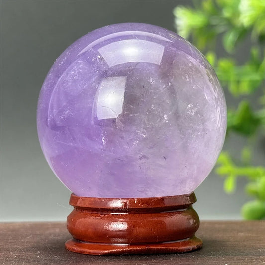 Natural Amethyst Quartz Crystal Ball Home Decor